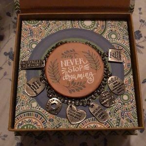 Positive charm bracelet